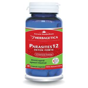 Parasites 12 Detox Forte – Suport pentru detoxifiere și echilibru intestinal