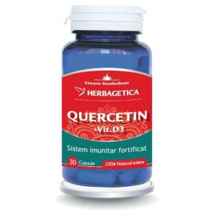 Quercetin + Vitamina D3 – Suport pentru sistemul imunitar și echilibru general
